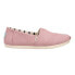 Фото #1 товара TOMS Alpargata Slip On Womens Pink Flats Casual 10015763T