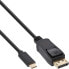 InLine USB Display Cable - USB-C male to DisplayPort male - 2m