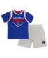 ფოტო #1 პროდუქტის Toddler Royal/Gray Chicago Cubs Bases Loaded T-Shirt Shorts Set