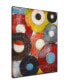 Фото #2 товара 'Color Wheels I' Colorful Abstract Canvas Wall Art, 30x20"