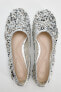 RHINESTONE BALLET FLATS