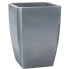 EDA Strauchbox Hohe Vase PALMEA 65 L Doppelwandig Integrierter Wasserspeicher 47 x 47 x 65 cm Grau