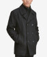 Men's Peacoat with Inset Bib