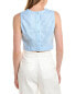 Nicholas Lucienne Linen-Blend Top Women's