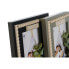 Photo frame Home ESPRIT Black Green Natural MDF Wood Scandinavian 16 x 2 x 21 cm (2 Units)