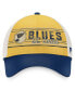 Men's Gold and Royal St. Louis Blues True Classic Retro Trucker Snapback Hat