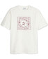 Фото #1 товара Men's Paisley Graphic Short-Sleeve Crewneck T-Shirt