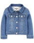 Toddler 2-Piece Classic Denim Jacket & Tiered Dress Set 2T