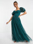 Anaya With Love tie back dress in emerald green