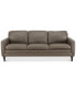 Фото #3 товара CLOSEOUT! Locasta 84" Tufted Leather Sofa, Created for Macy's