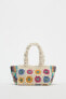 EMBROIDERED SHOULDER BAG