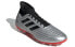 Футбольные бутсы Adidas Predator 19.3 AG в серебряном и черном цветах 40 - фото #4