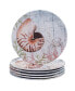 Sanibel Melamine 12 Piece Dinnerware Set