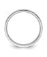 Platinum Polished Flat Wedding Band Ring