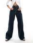 Фото #1 товара Weekday Duchess low waist extreme baggy jeans in blue rinse