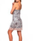 Women's Katie Soft Animal Print Chemise with Lace Trims
