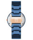 Women's Three-Hand Quartz Navy Ceramic Bracelet Watch, 24.5mm