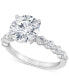 Фото #1 товара Certified Lab Grown Diamond Engagement Ring (3-1/2 ct. t.w.) in 14k Gold