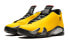 Jordan Air Jordan 14 Retro SE "University Gold" 翻毛皮 中帮 复古篮球鞋 GS 黄黑色 / Кроссовки Jordan Air Jordan BV1218-706