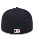 Фото #2 товара Men's White Minnesota Twins 2024 Batting Practice Low Profile 59FIFTY Fitted Hat