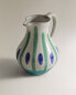 Jug with blue stripes Голубой, 18 x 22 x 27 cm - фото #5