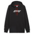 Puma F1 Logo Graphic Pullover Hoodie Mens Black Casual Outerwear 62569301
