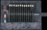 Koh I Noor Zestaw ołówków w czarnym piórniku 8B-2H 12 sztuk