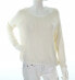 Joie Womens 'Zeta' Porcelain-New Moon Knit Pullover Sweater White Size Small