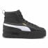 Фото #1 товара Puma Mayze Mid Lace Up Womens Black Sneakers Casual Shoes 38117002