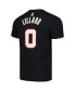 Фото #2 товара Men's Damian Lillard Black Portland Trail Blazers 2023/24 City Edition Name and Number T-shirt