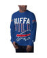 Фото #1 товара Men's Royal Buffalo Bills Clutch Hit Long Sleeve T-shirt