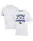 White Northwestern Wildcats 2023 NCAA Women's Lacrosse National Champions Locker Room T-shirt