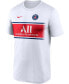 Фото #2 товара Men's Lionel Messi White Paris Saint-Germain Name and Number Fan Top