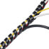 Фото #1 товара D-Line CTW2.5B Kabelspirale, Kabel-Spiralschlauch, hochwertiges Kabelmanagement, Spiral-Kabelschlauch dehnbar für 10–40mm breite Kabelbündel - Länge 2,5m - Schwarz
