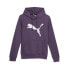 Фото #1 товара Puma Essentials Cat Logo Pullover Hoodie Womens Purple Casual Outerwear 6809806