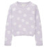 TOM TAILOR Cropped Flower Jacquard Knit Sweater