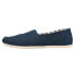 Фото #3 товара TOMS Alpargata Slip On Womens Blue Flats Casual 10016007T