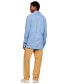 Фото #2 товара Men's Pique Popover Long Sleeve Regular Fit Shirt