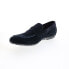 Фото #4 товара Bruno Magli Benito BENITO2 Mens Blue Suede Loafers & Slip Ons Penny Shoes 11