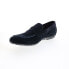 Bruno Magli Benito BENITO2 Mens Blue Suede Loafers & Slip Ons Penny Shoes 11