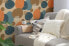 Фото #4 товара Tapete Retro Kreise Bunt Beige Orange