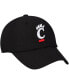 Men's Black Cincinnati Bearcats Primary Logo Staple Adjustable Hat