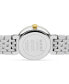 Фото #2 товара Florence Men's Gold-Tone Stainless Steel Bracelet Watch 30mm