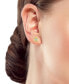ფოტო #4 პროდუქტის Cubic Zirconia Butterfly Cluster Disc Stud Earrings, Created for Macy's