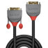 Lindy 2m DVI-D Dual Link Extension Cable - Anthra Line - 2 m - DVI-D - DVI-I - Male - Female - Black