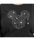 Trendy Mickey Spiderweb Plus Size Graphic T-shirt Серый, 2X - фото #2