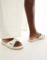 Фото #2 товара RAID Ruheen flat espadrille sandals in off white