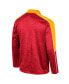 ფოტო #3 პროდუქტის Men's Cardinal Iowa State Cyclones Marled Half-Zip Jacket