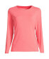 Фото #2 товара Petite Crew Neck Long Sleeve Rash Guard UPF 50 Swim Tee