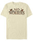 Фото #1 товара Men's No Worries Leopard Short Sleeve Crew T-shirt